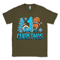Army Green 1st christmas gingerbread boy Classic Tee - Zillion Design Studio