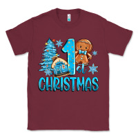 Burgundy 1st christmas gingerbread boy Classic Tee - Zillion Design Studio