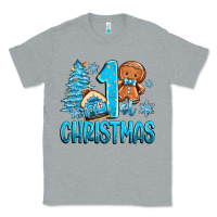 Heather Grey 1st christmas gingerbread boy Classic Tee - Zillion Design Studio