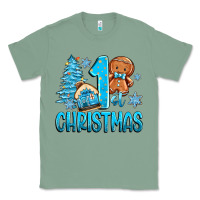 Sage 1st christmas gingerbread boy Classic Tee - Zillion Design Studio