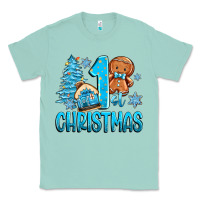 Seafoam 1st christmas gingerbread boy Classic Tee - Zillion Design Studio