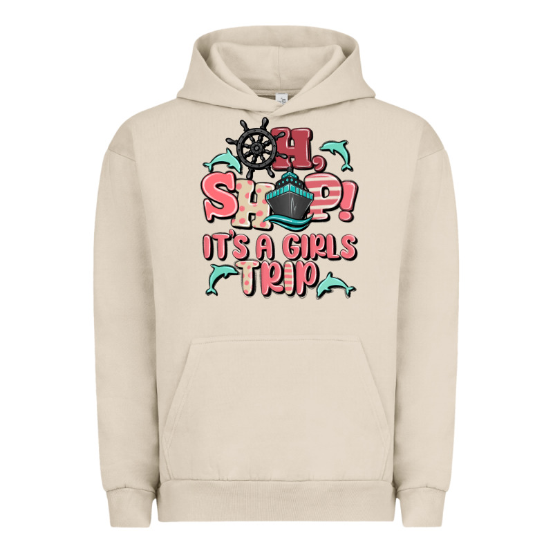 Oh Ship It's A Girls Trip Urban Hoodie by MaliasSmallBusiness | Teevron