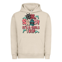 Pigment French Oak oh ship it's a girls trip Urban Hoodie - MaliasSmallBusiness