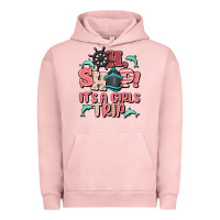 Pigment Salmon oh ship it's a girls trip Urban Hoodie - MaliasSmallBusiness