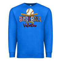 True Royal baseball is my valentine Premium Sweatshirt - RacoonDesign