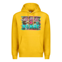 Lemon western blessed nurse pink floral arrow  background Premium Hoodie - BarkalooDesign
