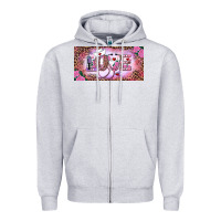 Heather Grey Valentine's Day Nurse Love Zipper Hoodie - RanaPortraitStore