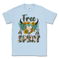 Dusty Blue western boho free spirit Classic Tee - texasbilliewilder