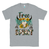 Heather Grey western boho free spirit Classic Tee - texasbilliewilder
