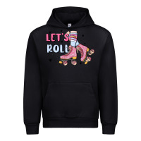 Black let's roll Urban Hoodie - MaliasSmallBusiness