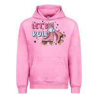 Fuchsia Pink let's roll Urban Hoodie - MaliasSmallBusiness