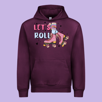 Let's Roll Urban Hoodie Designed By Maliassmallbusiness