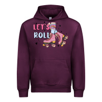 Mauve Wine let's roll Urban Hoodie - MaliasSmallBusiness