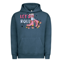 Pigment Midnight Navy let's roll Urban Hoodie - MaliasSmallBusiness