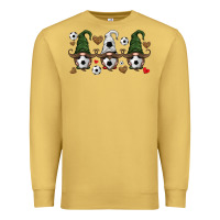 Antique Gold soccer gnome Premium Sweatshirt - HRA Design Shop