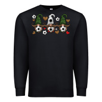 Black soccer gnome Premium Sweatshirt - HRA Design Shop