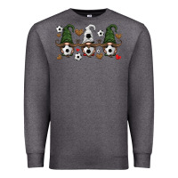 Charcoal Heather soccer gnome Premium Sweatshirt - HRA Design Shop