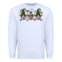 White soccer gnome Premium Sweatshirt - HRA Design Shop