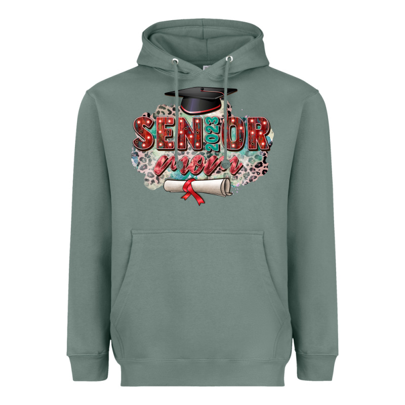 Senior 2023 Mom Heavyweight Hoodie by Zillion Design Studio | Teevron