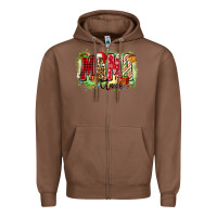 Chestnut mama claus Zipper Hoodie - Zillion Design Studio