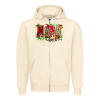 Sandshell mama claus Zipper Hoodie - Zillion Design Studio