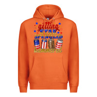 Carrot getting star spangled hammered Premium Hoodie - NancyCooperArtShop