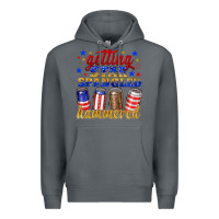 Getting Star Spangled Hammered Premium Hoodie | Teevron