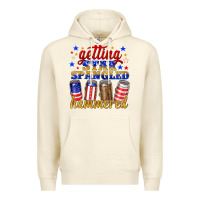 Sandshell getting star spangled hammered Premium Hoodie - NancyCooperArtShop