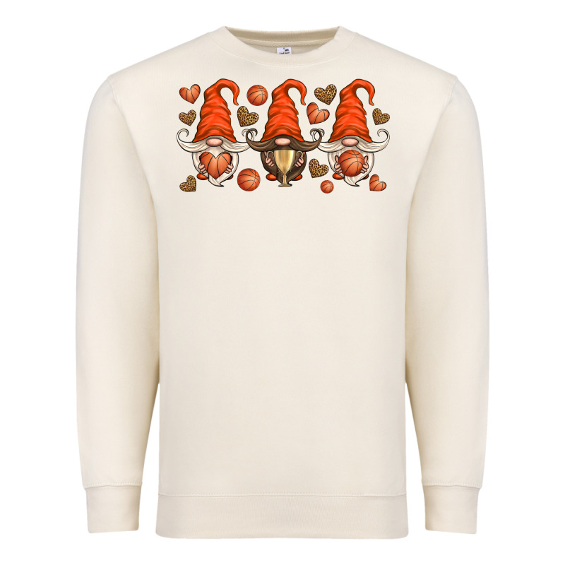 Basketball Gnome Premium Sweatshirt by HRA Design Shop | Teevron