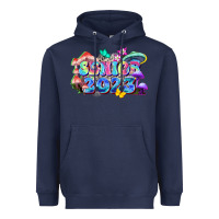 Navy senior 2023 Heavyweight Hoodie - Zillion Design Studio