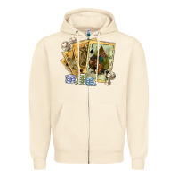 Sandshell western rodeo playing cards tbw Zipper Hoodie - texasbilliewilder