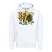 White western rodeo playing cards tbw Zipper Hoodie - texasbilliewilder