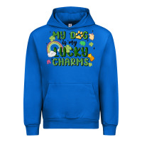 Cobalt my dog is my lucky charms Urban Hoodie - MaliasSmallBusiness
