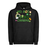 Pigment Black my dog is my lucky charms Urban Hoodie - MaliasSmallBusiness