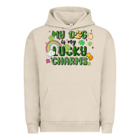Pigment French Oak my dog is my lucky charms Urban Hoodie - MaliasSmallBusiness