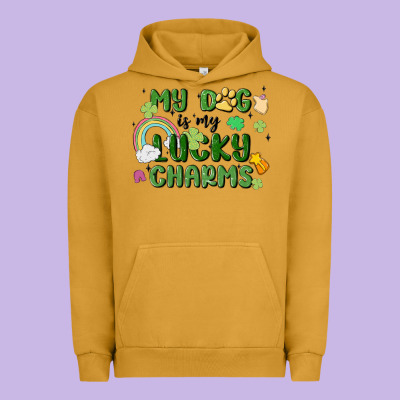 My Dog Is My Lucky Charms Urban Hoodie Designed By Maliassmallbusiness