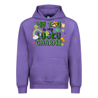 Tulip my dog is my lucky charms Urban Hoodie - MaliasSmallBusiness