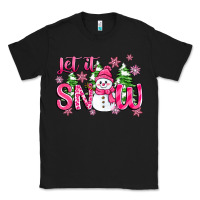 Black pink christmas let it snow Classic Tee - Zillion Design Studio