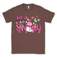 Chestnut pink christmas let it snow Classic Tee - Zillion Design Studio