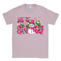 Lilac pink christmas let it snow Classic Tee - Zillion Design Studio