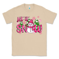 Mushroom pink christmas let it snow Classic Tee - Zillion Design Studio