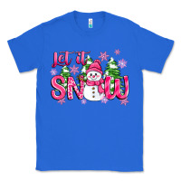 True Royal pink christmas let it snow Classic Tee - Zillion Design Studio