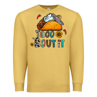 Antique Gold taco bout it Premium Sweatshirt - CowhideDigitalArt