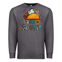 Charcoal Heather taco bout it Premium Sweatshirt - CowhideDigitalArt