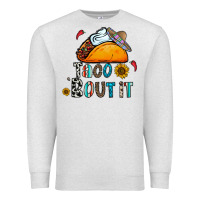 Oatmeal Heather taco bout it Premium Sweatshirt - CowhideDigitalArt