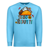 Ocean Blue taco bout it Premium Sweatshirt - CowhideDigitalArt