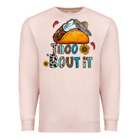 Pale Pink taco bout it Premium Sweatshirt - CowhideDigitalArt