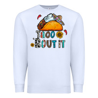 White taco bout it Premium Sweatshirt - CowhideDigitalArt