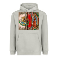 Moon Dust Virgin Mary Mexican Flag Heavyweight Hoodie - CTS Tumbler Store