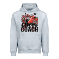 Heather Grey cheer coach Urban Hoodie - MaliasSmallBusiness